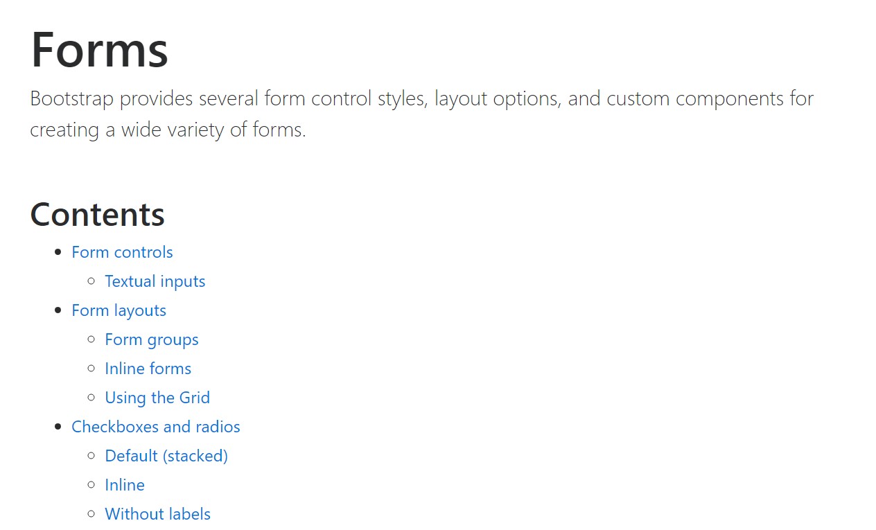  Utilization of the label  inside in Bootstrap Forms:  authoritative  information