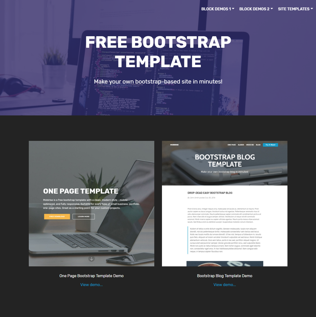 CSS3 Bootstrap Themes