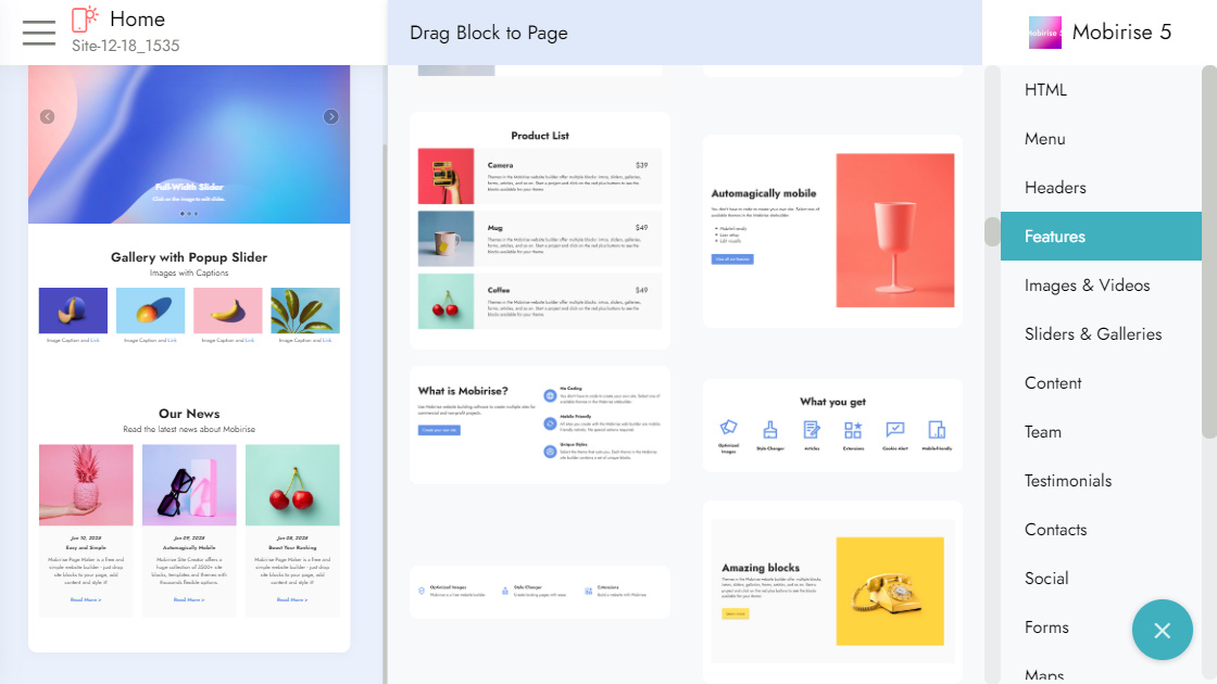 Mobirise Free Site Maker