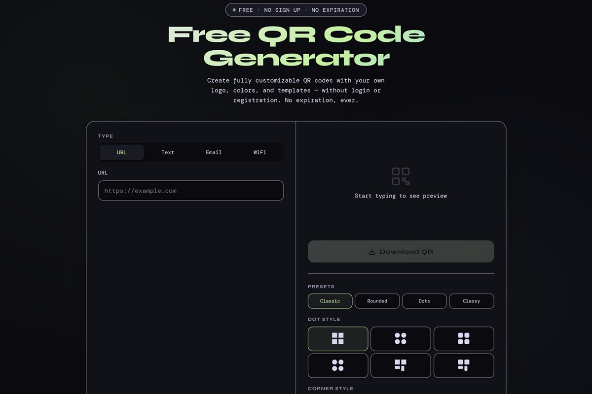Online Free Qr Code Generator